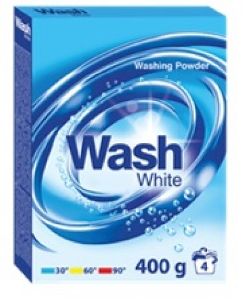 WASH LAUNDRY POWDER WHITE 400 GR