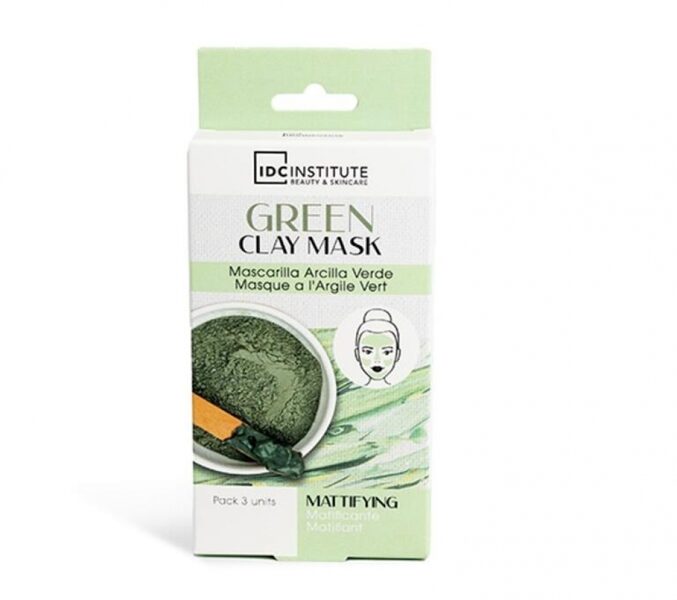 Green clay face mask (3 x 8 gr)