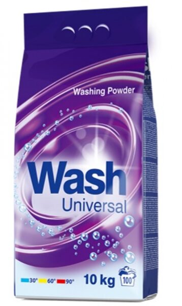 WASH LAUNDRY POWDER UNIVERSAL 10KG