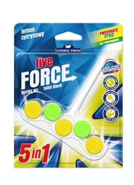 FIVE-FORCE Refresher for toilets (50 Gr) - CITRON