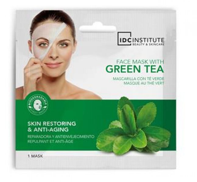 FABRIC FACE MASK WITH GREEN TEA