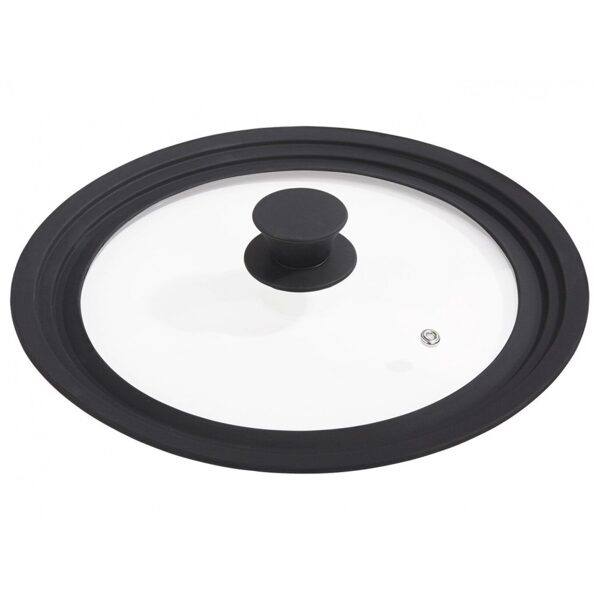 Universal lid with silicone edge 3in1: 24-26-28 cm