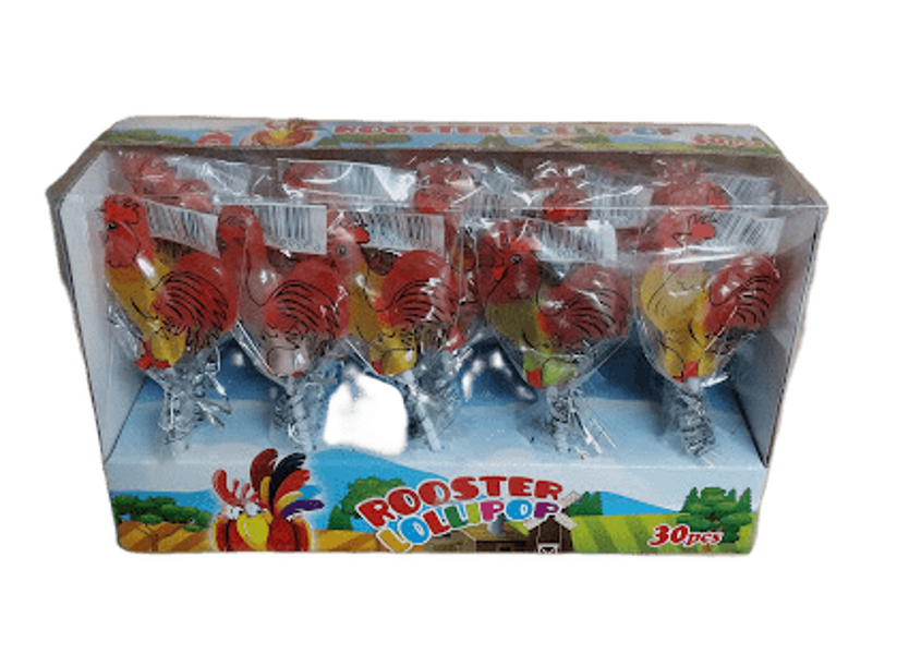 Rooster Lollipop, 30 pcs x 15 g