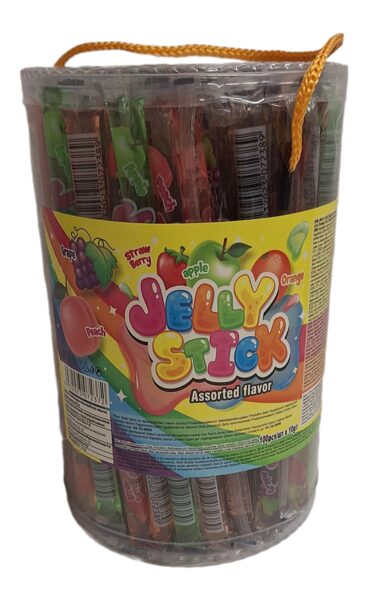 Želejas konfektes Jelly Stick Mix 10 g x 100 gab.