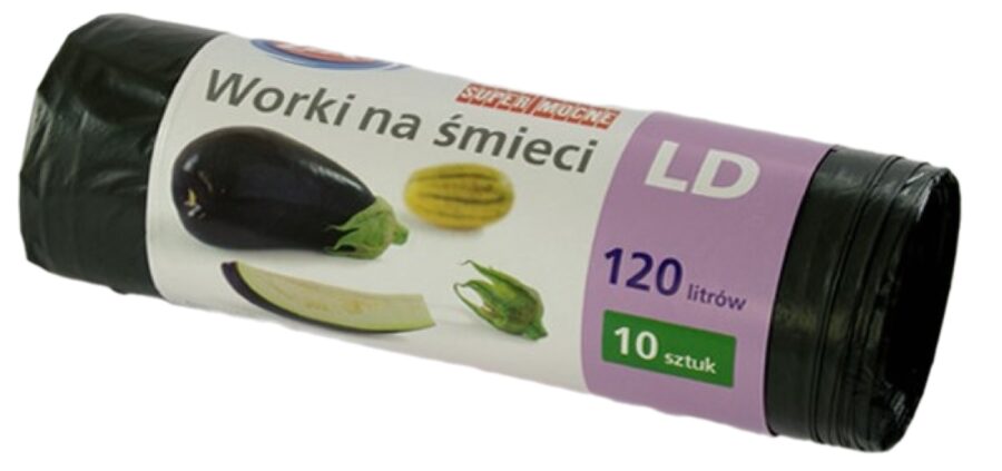 Atkritumu maisi LDPE 120L (10gab.)