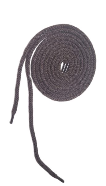 ROUND COTTON SHOE LACE(1 PAIR) 80 CM BROWN
