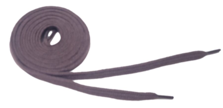 FLAT COTTON SHOE LACE (1 PAIR) 120 CM BROWN