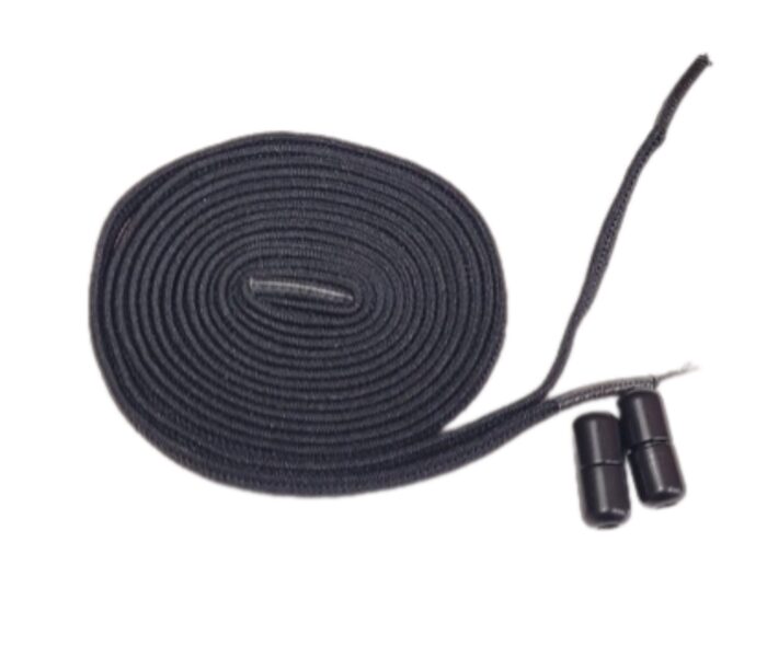 SHOE LACES ELASTIC (1 PAIR) 95 CM BLACK