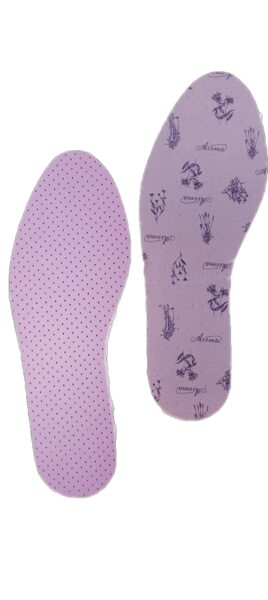 Insoles with lavender scent