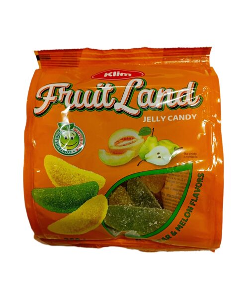 Želejas konfektes Fruit Land 200 gr. (bumbieru/meloņu)