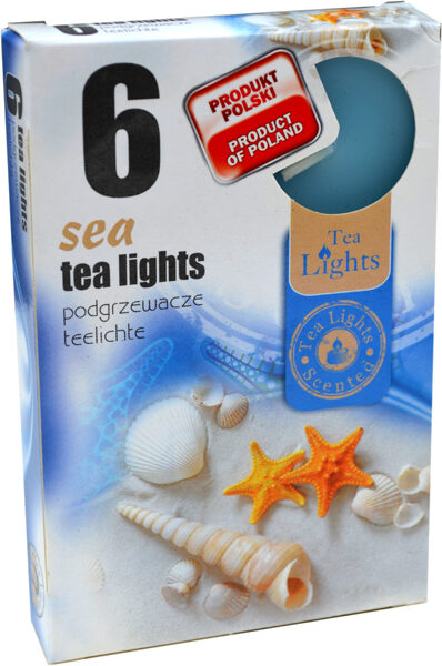 Scented tea candles (6 pcs) - SEA