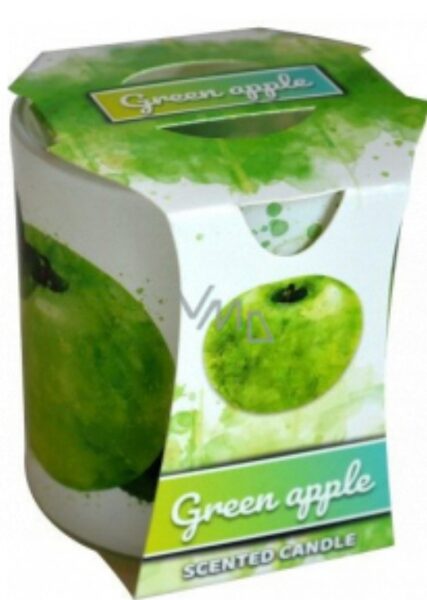 SCENTED CANDLE IN GLASS VERONA GREEN APPLE