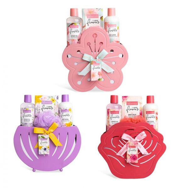 Gift set (4 pcs) Stented bath rose