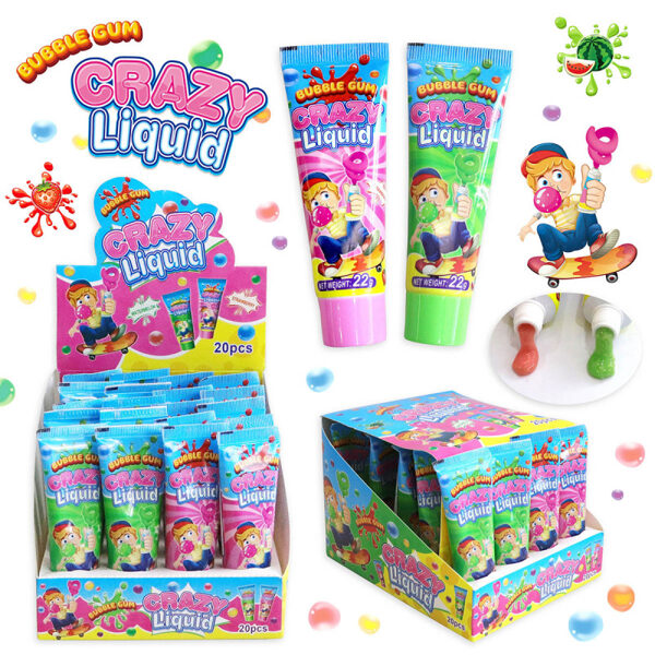 Жевательная резинка Crazy Liquid (20 г. х 20 шт.)