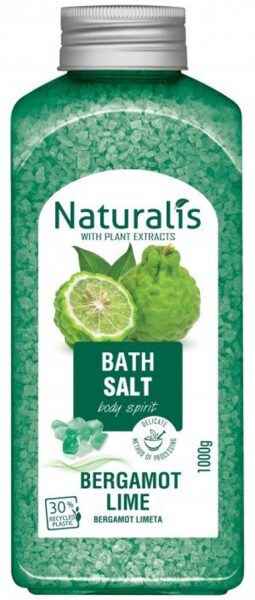 NATURALIS sāls vannai Bergamot & lime 1000g