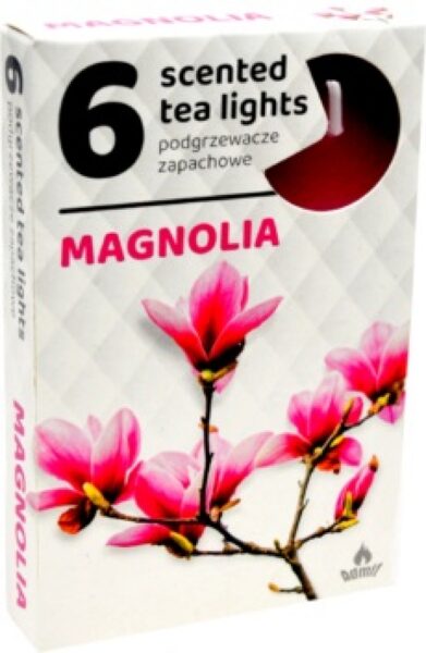 Smaržīgās tējas sveces (6gab.) - MAGNOLIJA