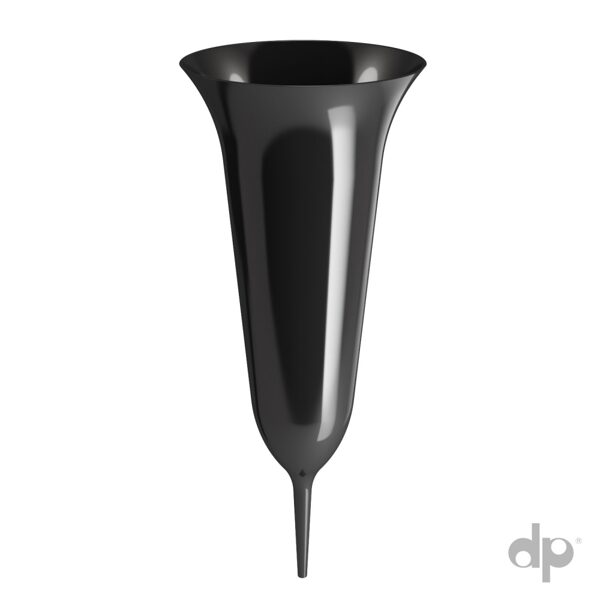 Grave vase flakon-L 30 cm black