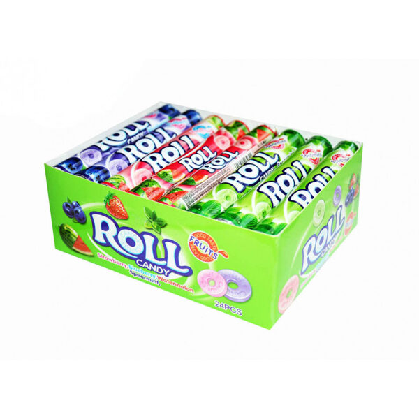 Dražeju konfektes Roll Candy 24 gab. x 24 g.