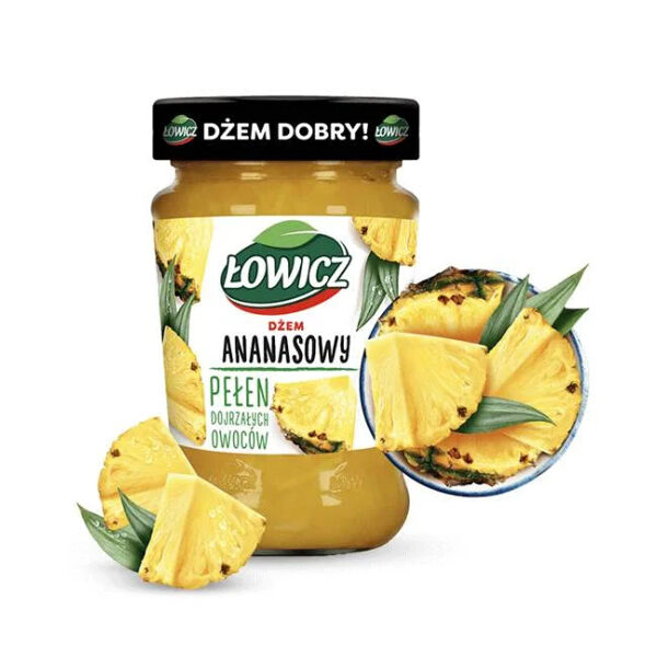 Džems ananāsu 280 gr.