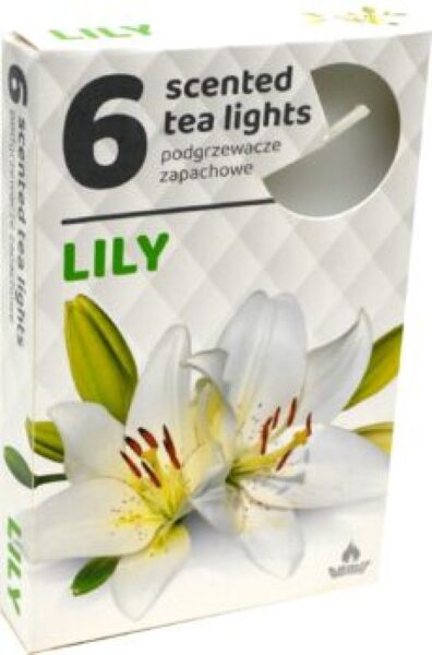 Scented tea candles (6 pcs) - LILY