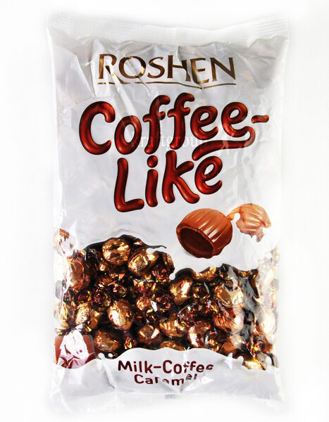 Карамель Coffeelike с молочной начинкой 22%, со вкусом кофе 1 кг.
