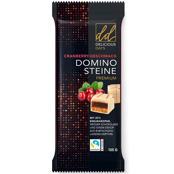 Cookies Domino Steine ​​Premium cranberry 125 gr.