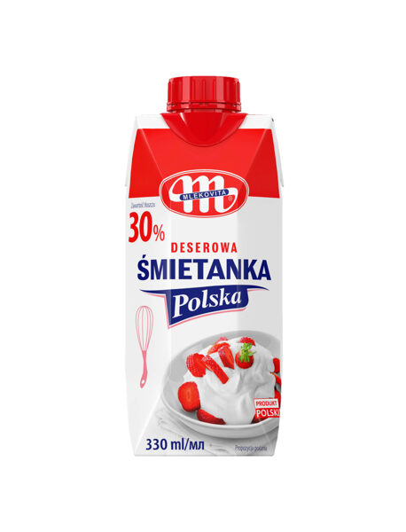 UHT sweet cream 30% fat 330 ml.